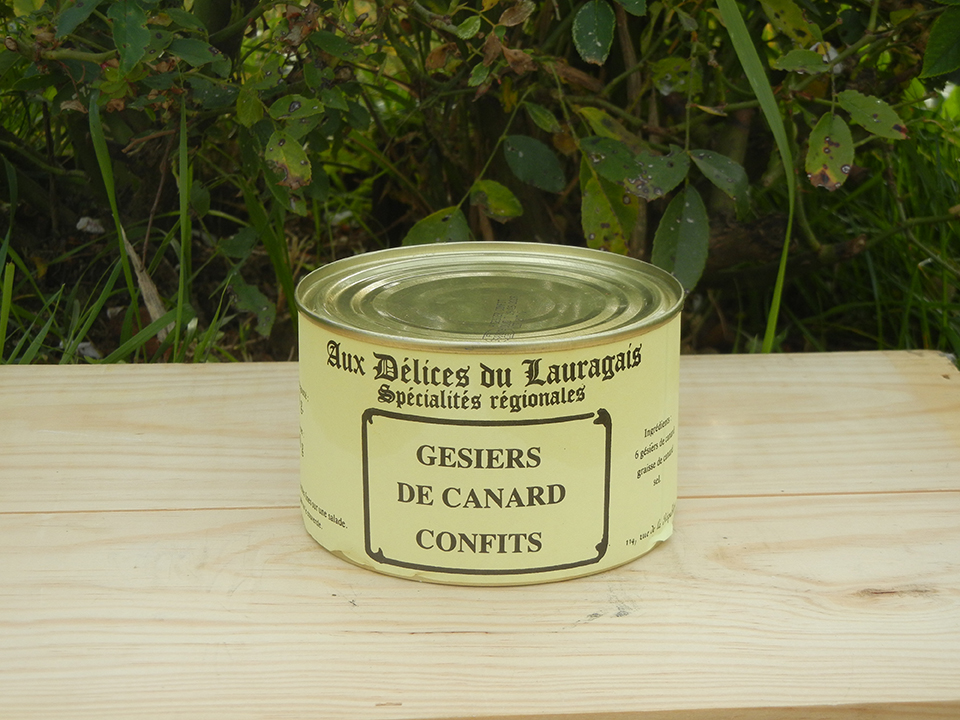 Gésiers de canard confits (6 gésiers)