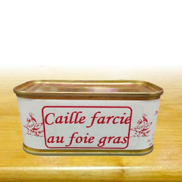 Caille farcie au foie gras