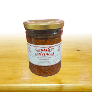 Lentilles cuisinées bocal