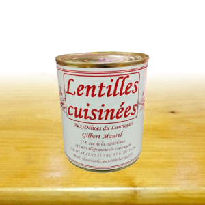 Lentille cuisinées 800g